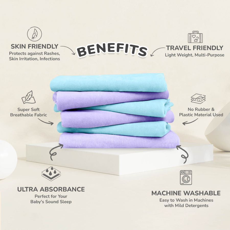R for Rabbit Dry Nap Bliss Premium Pee Protector Sheet