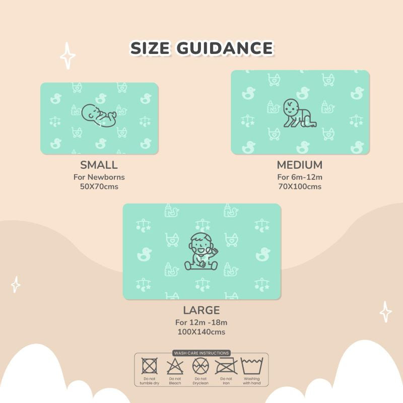 R for Rabbit Dry Nap Pee Premium Protector Sheet