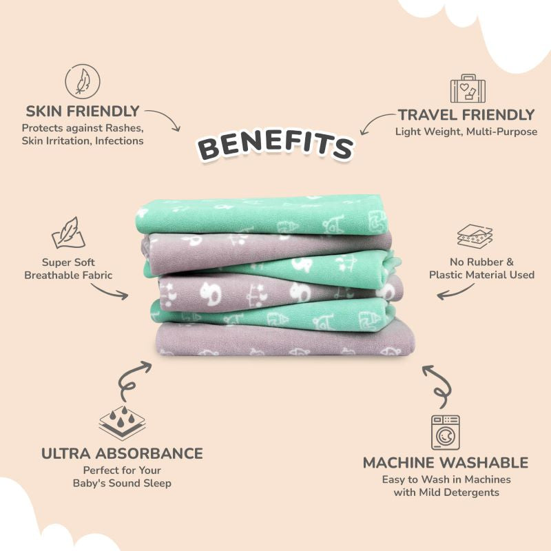 R for Rabbit Dry Nap Pee Premium Protector Sheet