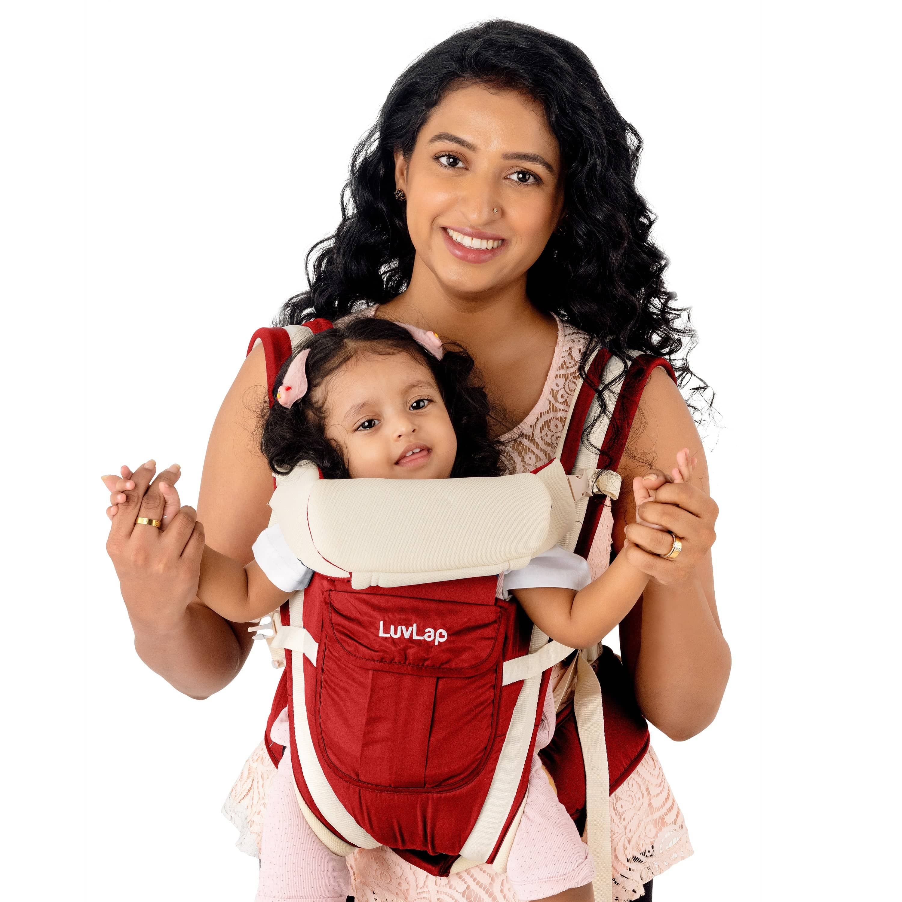 LuvLap Elegant Baby Carrier, Red