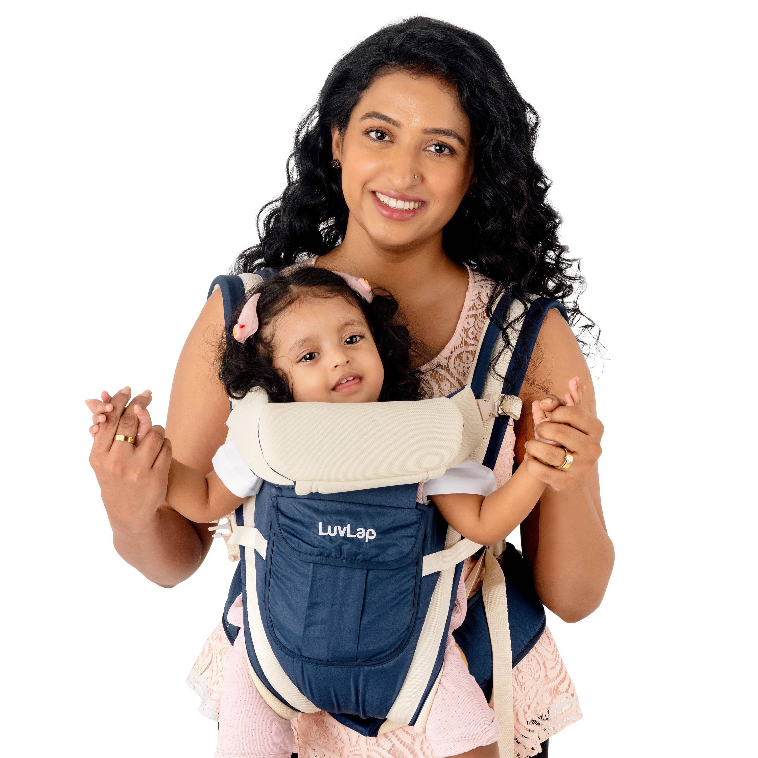 LuvLap Elegant Baby Carrier, Dark Blue