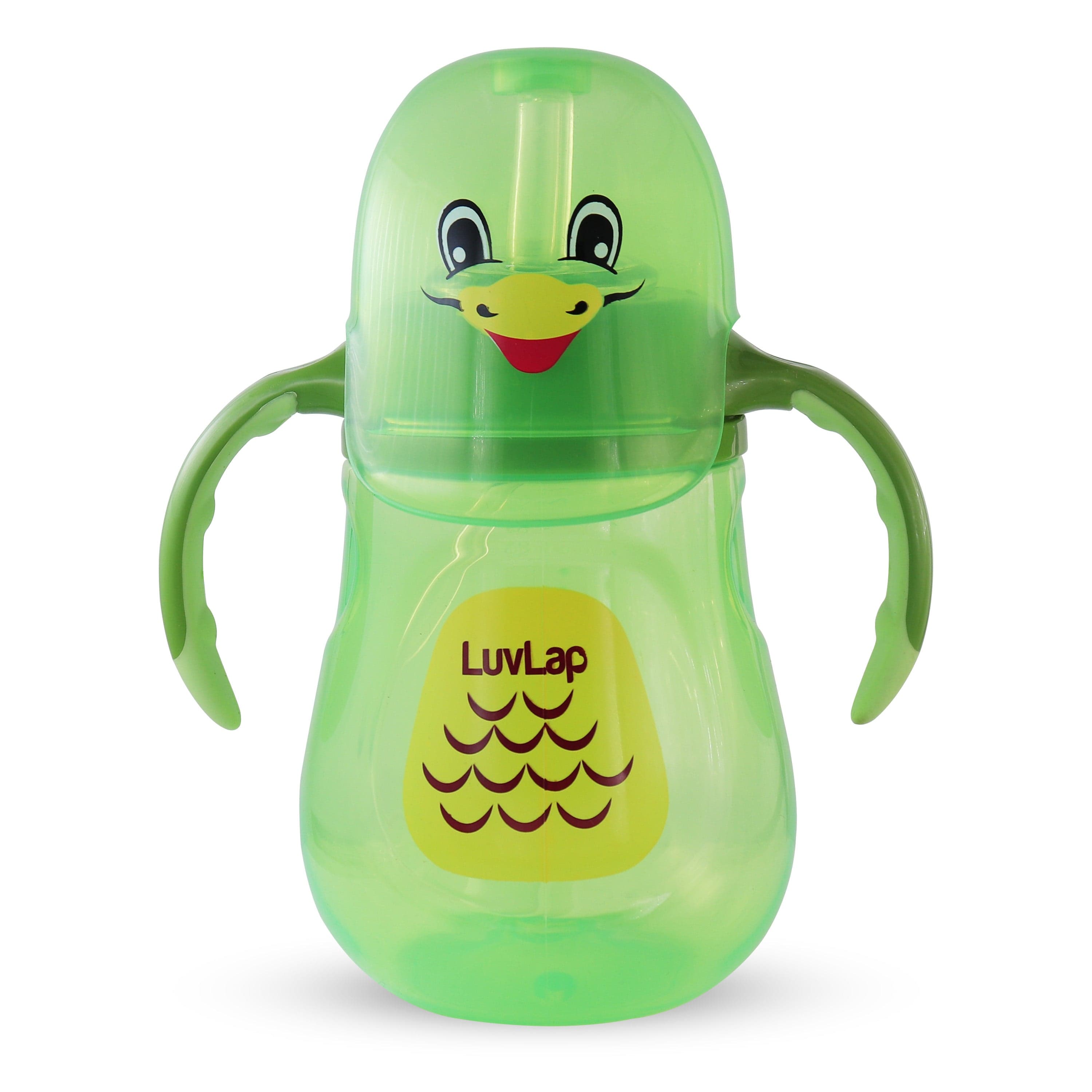 LuvLap Clever Frog Straw Sipper, 280Ml
