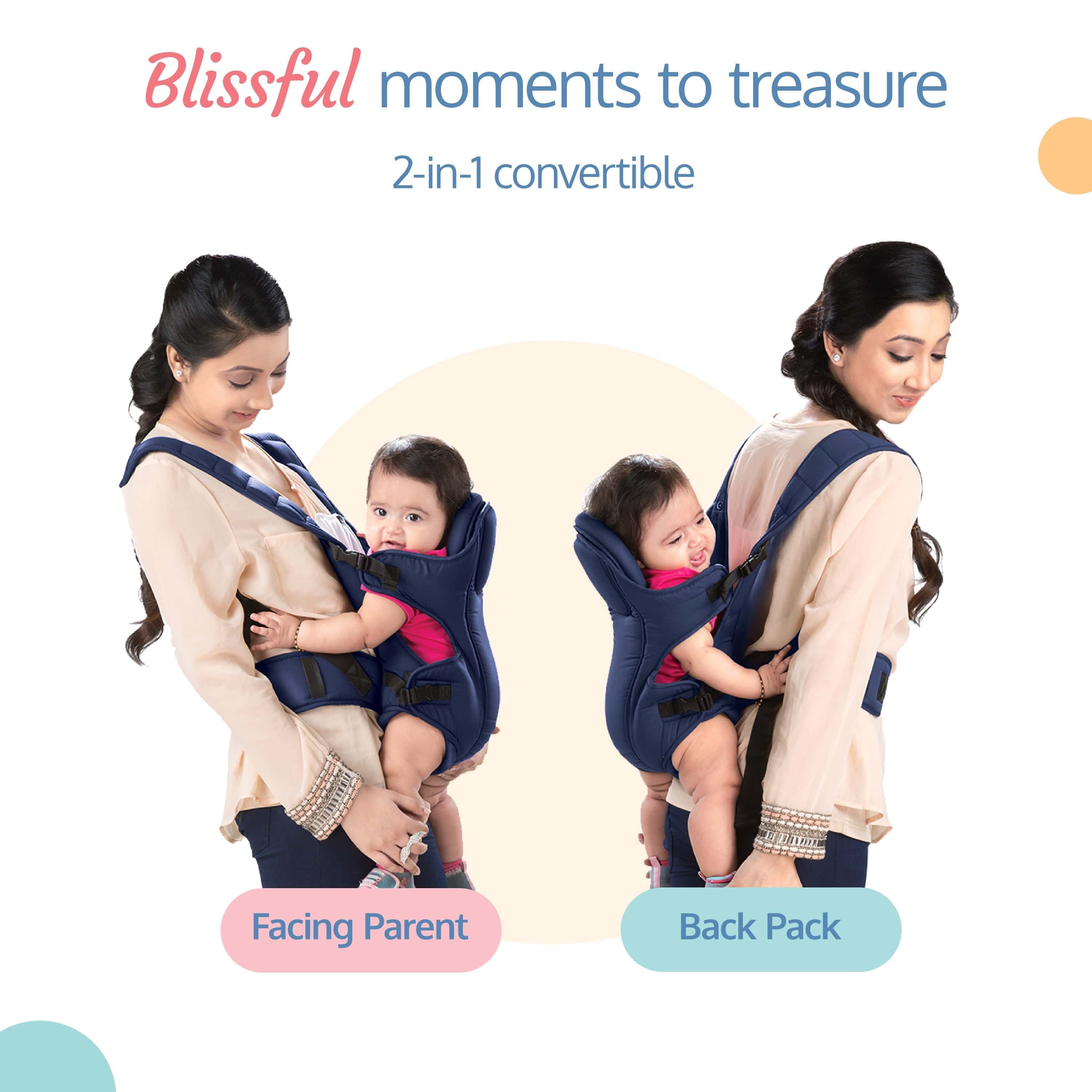 LuvLap Galaxy Baby Carrier, Blue