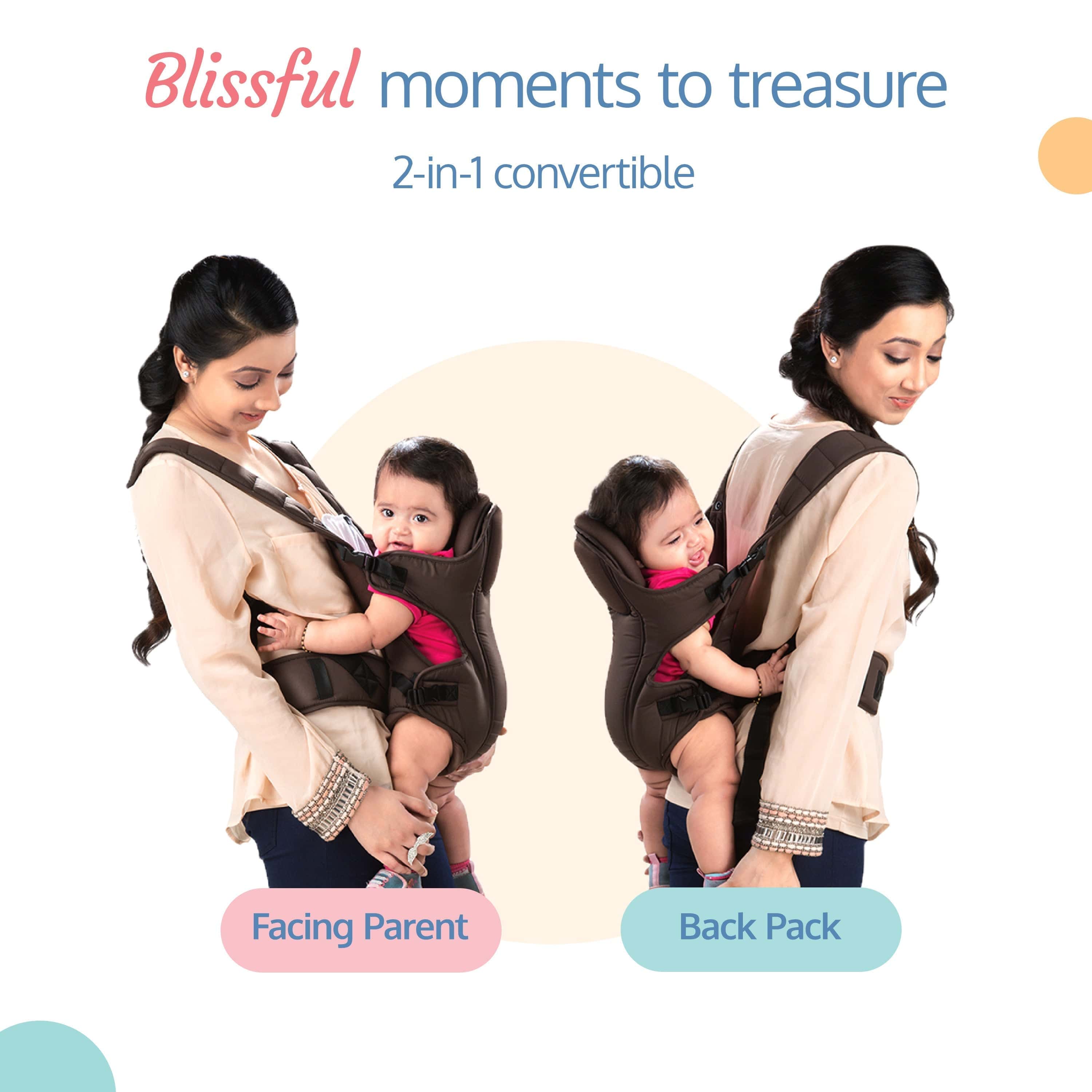LuvLap Galaxy Baby Carrier, Brown