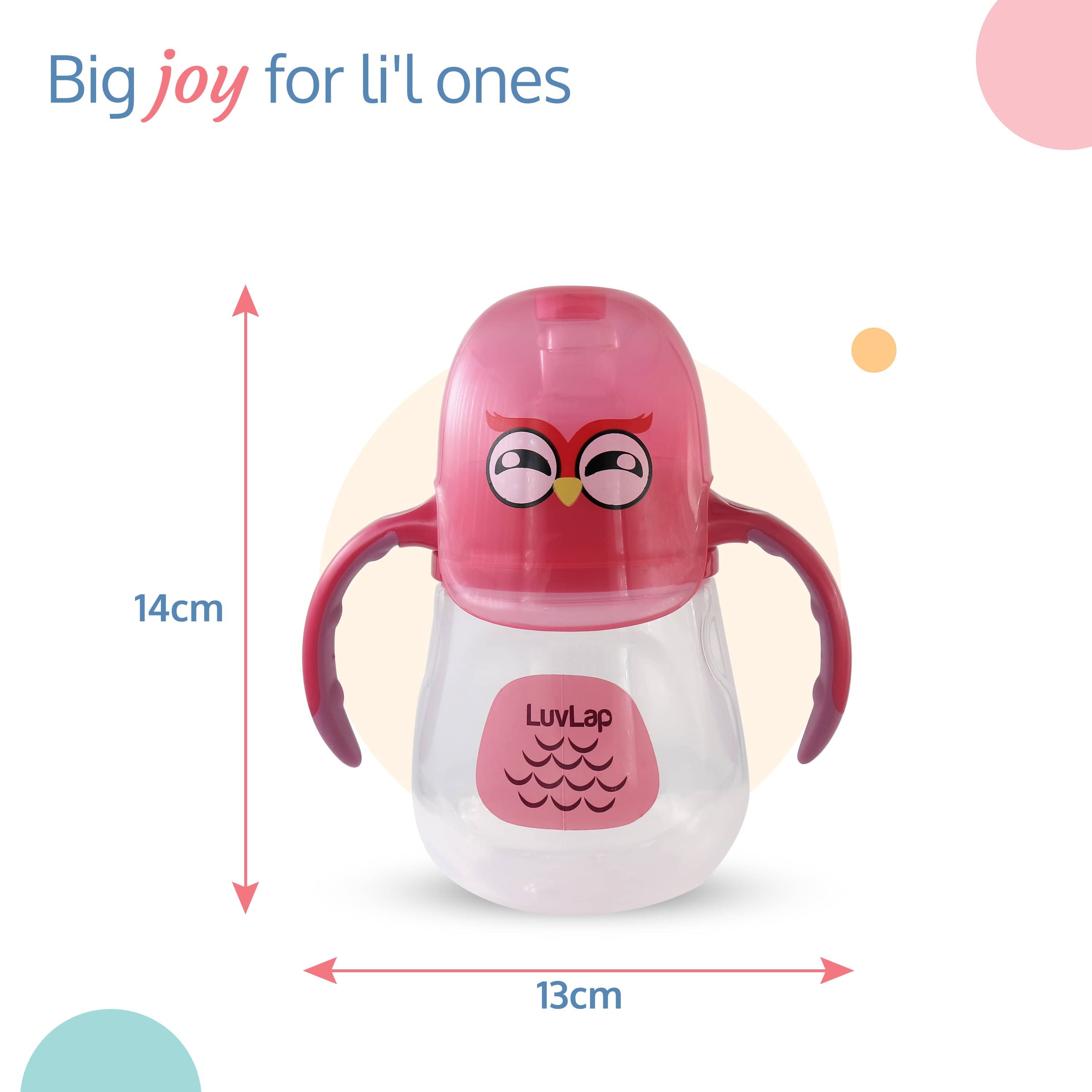 LuvLap Wise Owl Spout Cup, 210Ml