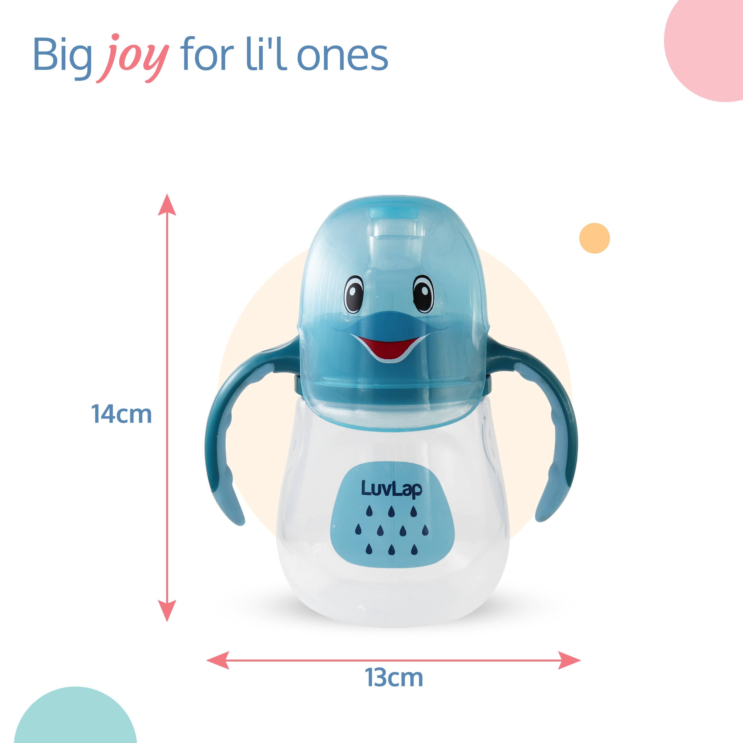 LuvLap Little Dolphin Spout Cup, 210Ml