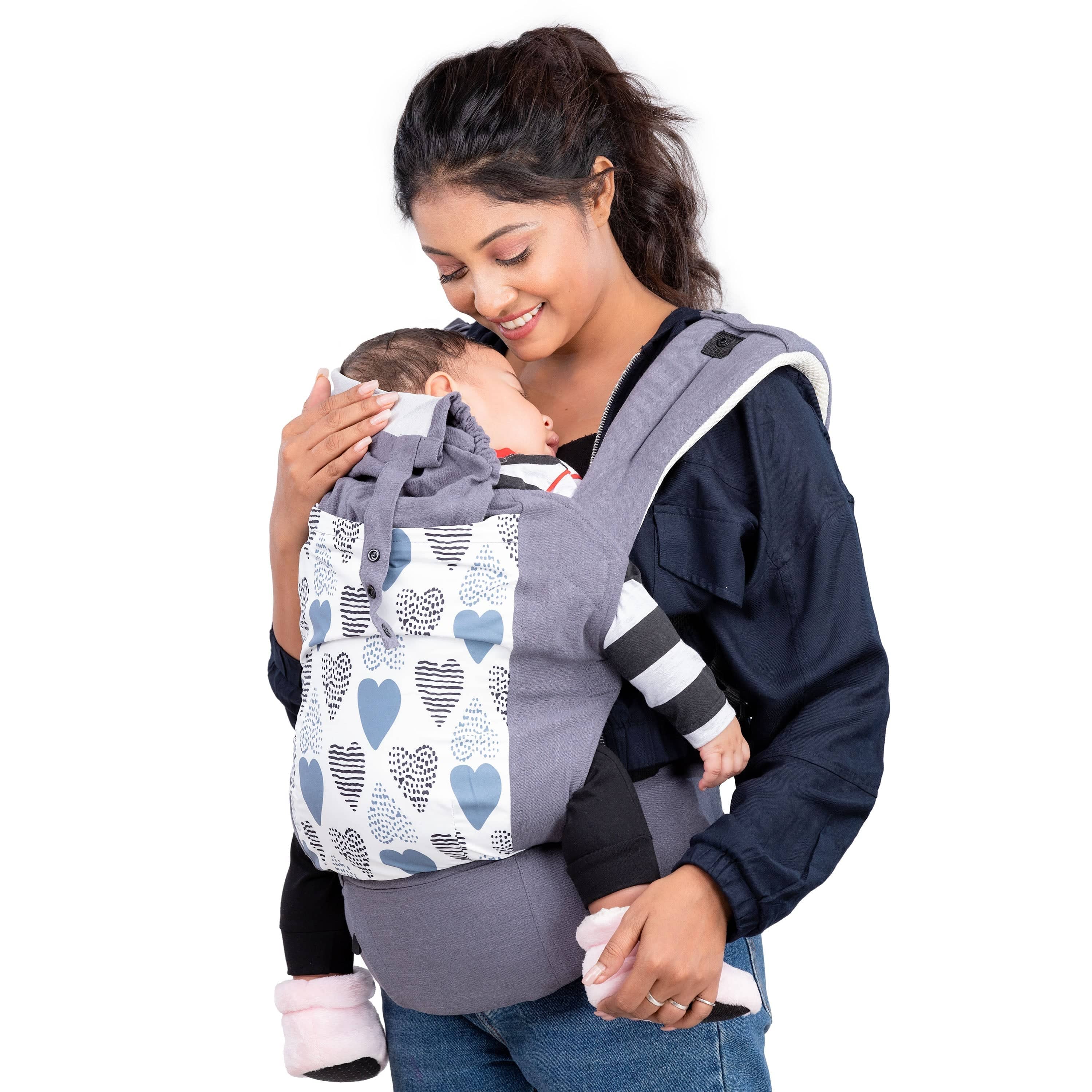 LuvLap Adore Baby Carrier (Grey)