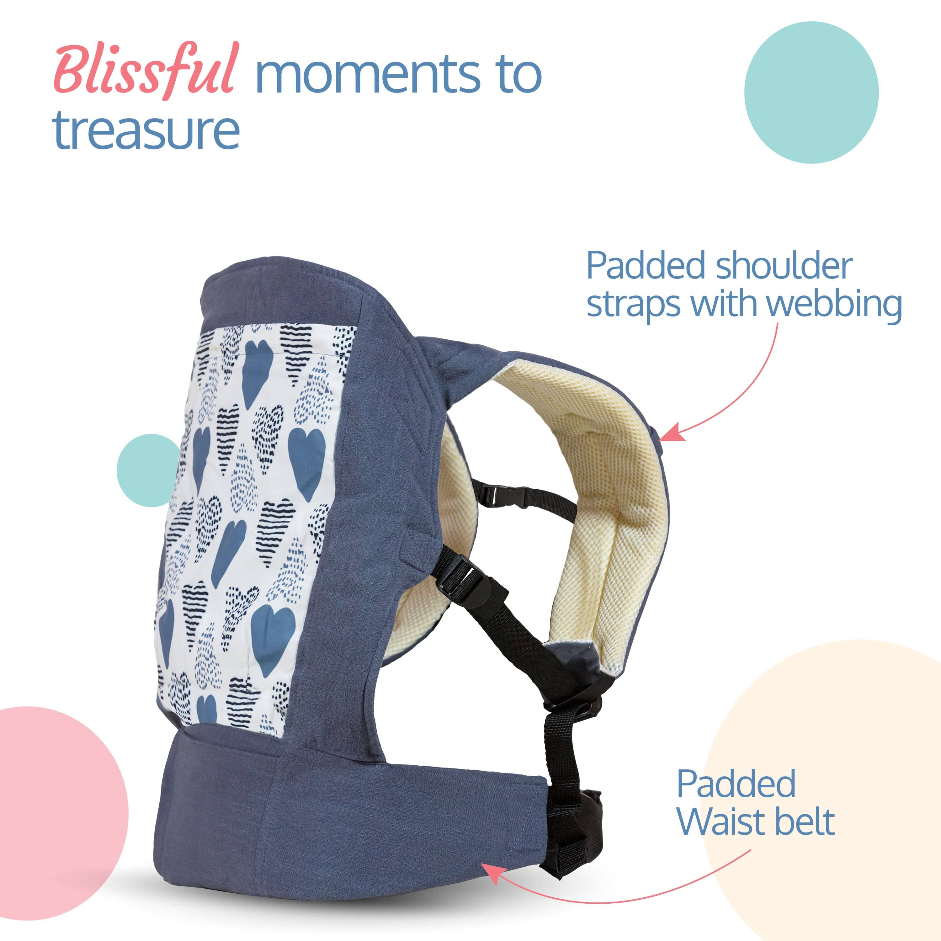 LuvLap Adore Baby Carrier (Grey)