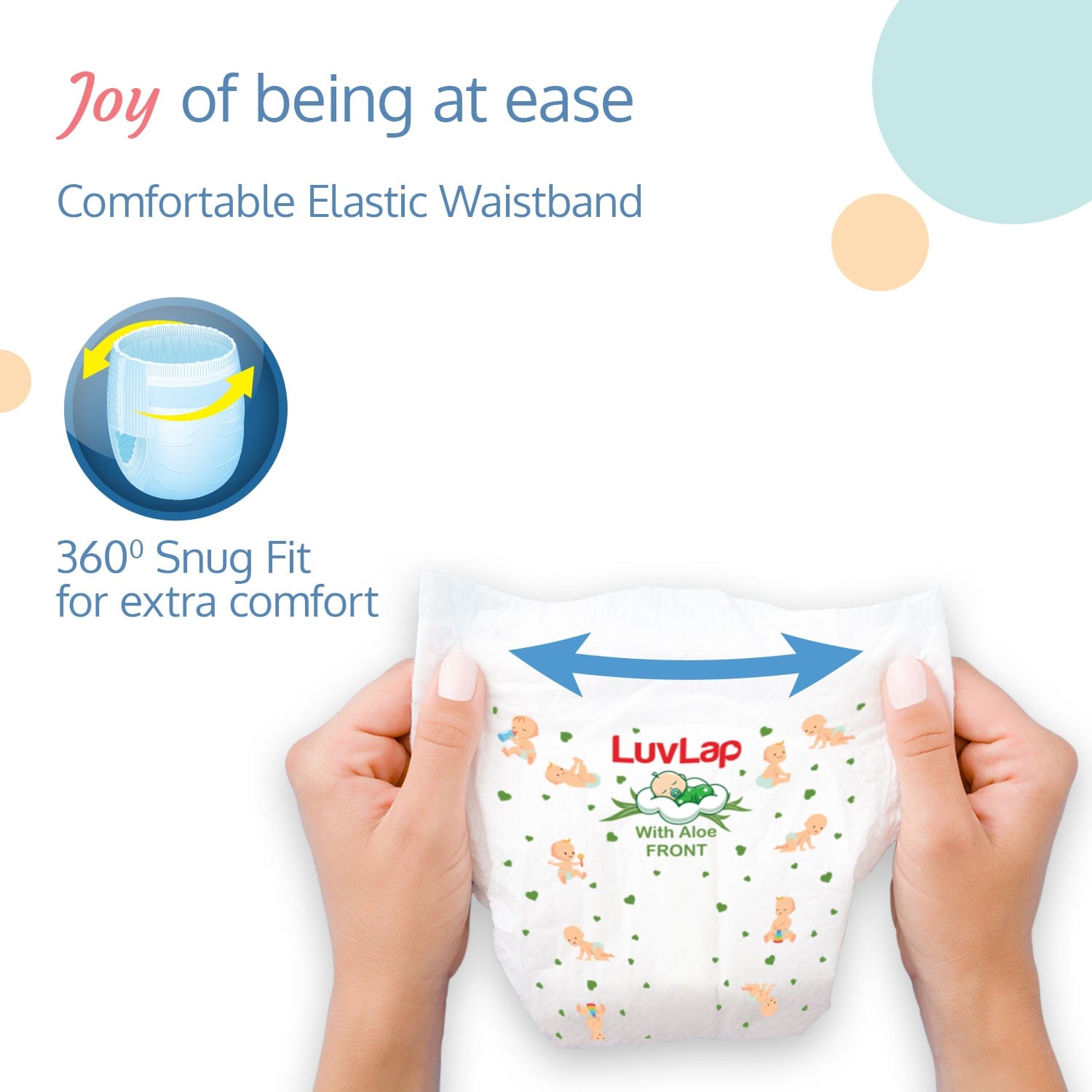 LuvLap Diaper Pants, Large, 32 Count, with upto 12 Hour protection