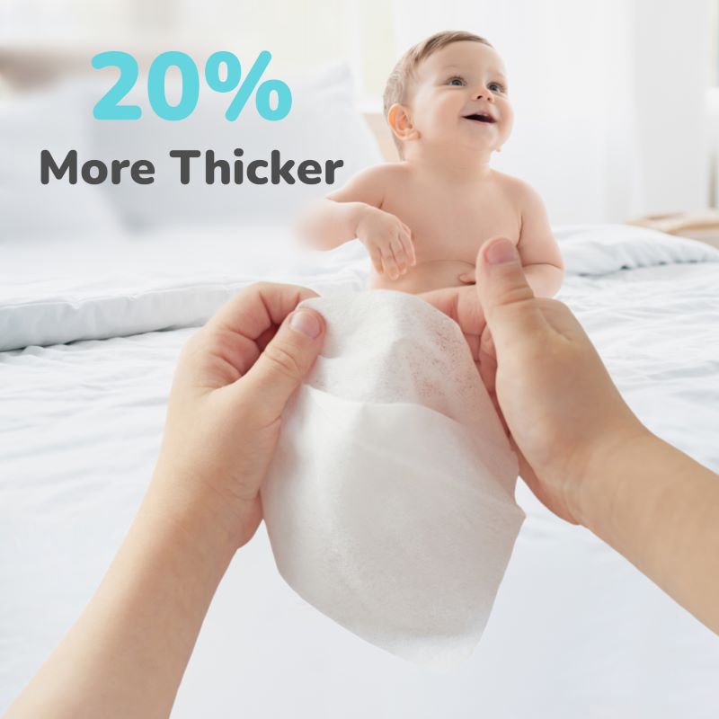 Feather Aqua Wipes - With Calendula Extract