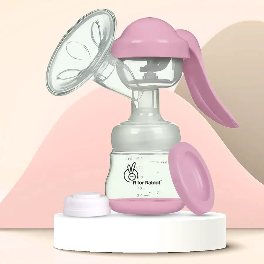 R for Rabbit First Feed Cozy Manual Feeding Breast Pump With 2 Suction Level Adjustment