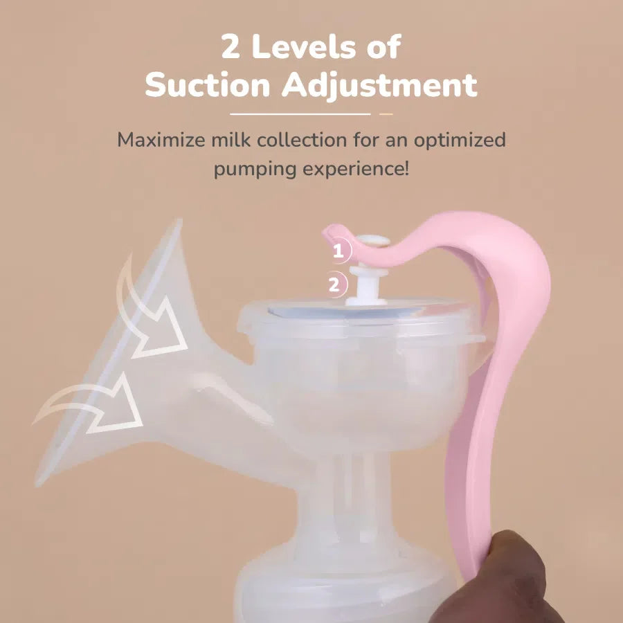 R for Rabbit First Feed Cozy Manual Feeding Breast Pump With 2 Suction Level Adjustment