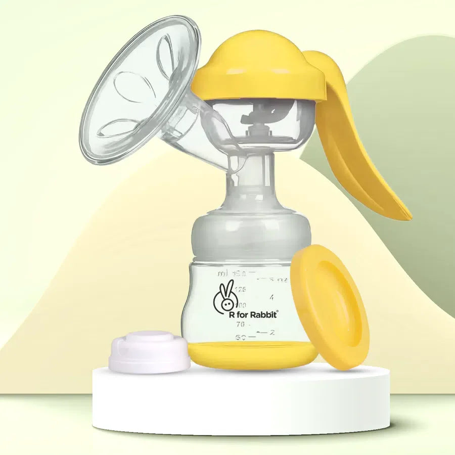 R for Rabbit First Feed Cozy Manual Feeding Breast Pump With 2 Suction Level Adjustment