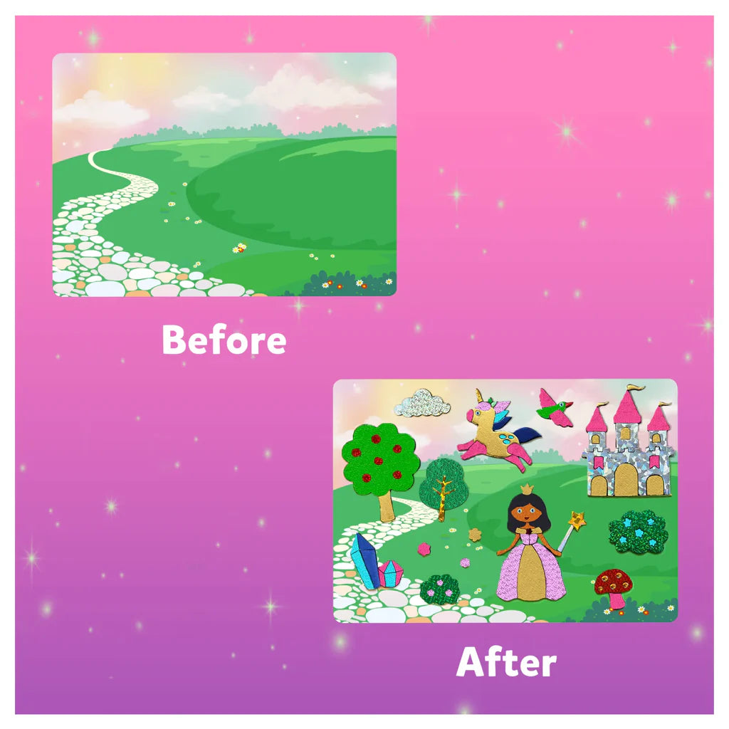 Foil Fun: Unicorns & Princesses | No Mess Art Kit