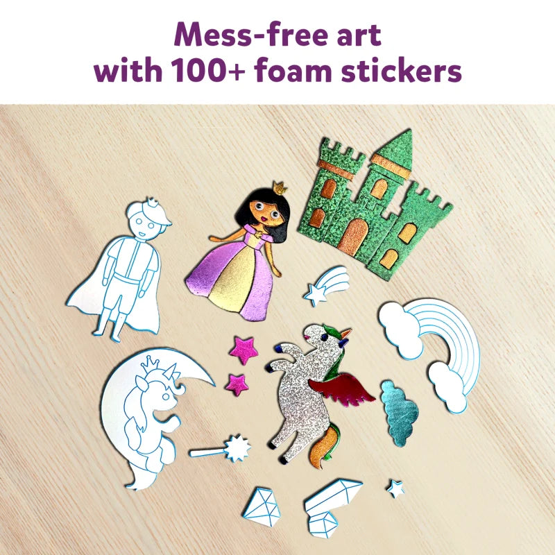 Foil Fun: Unicorns & Princesses | No Mess Art Kit