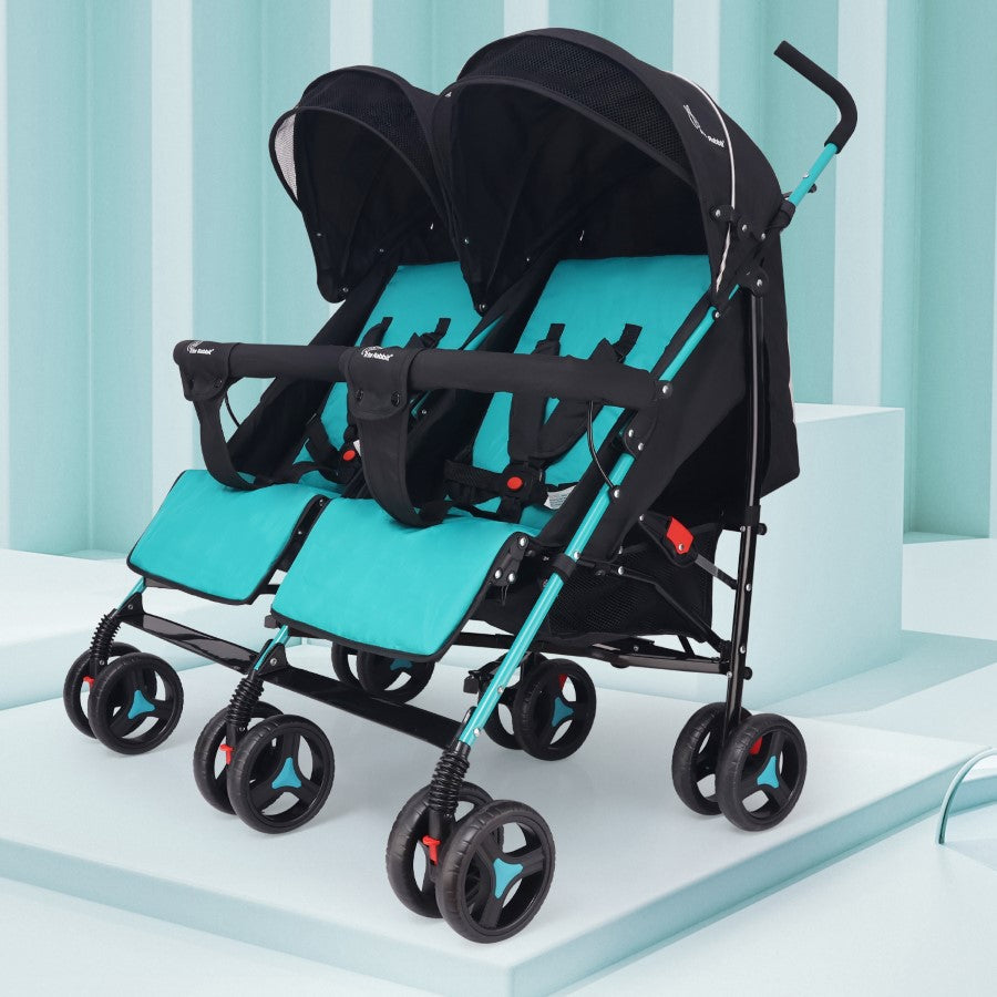 Ginny and Johnny Baby Stroller With Personalized Name Plate