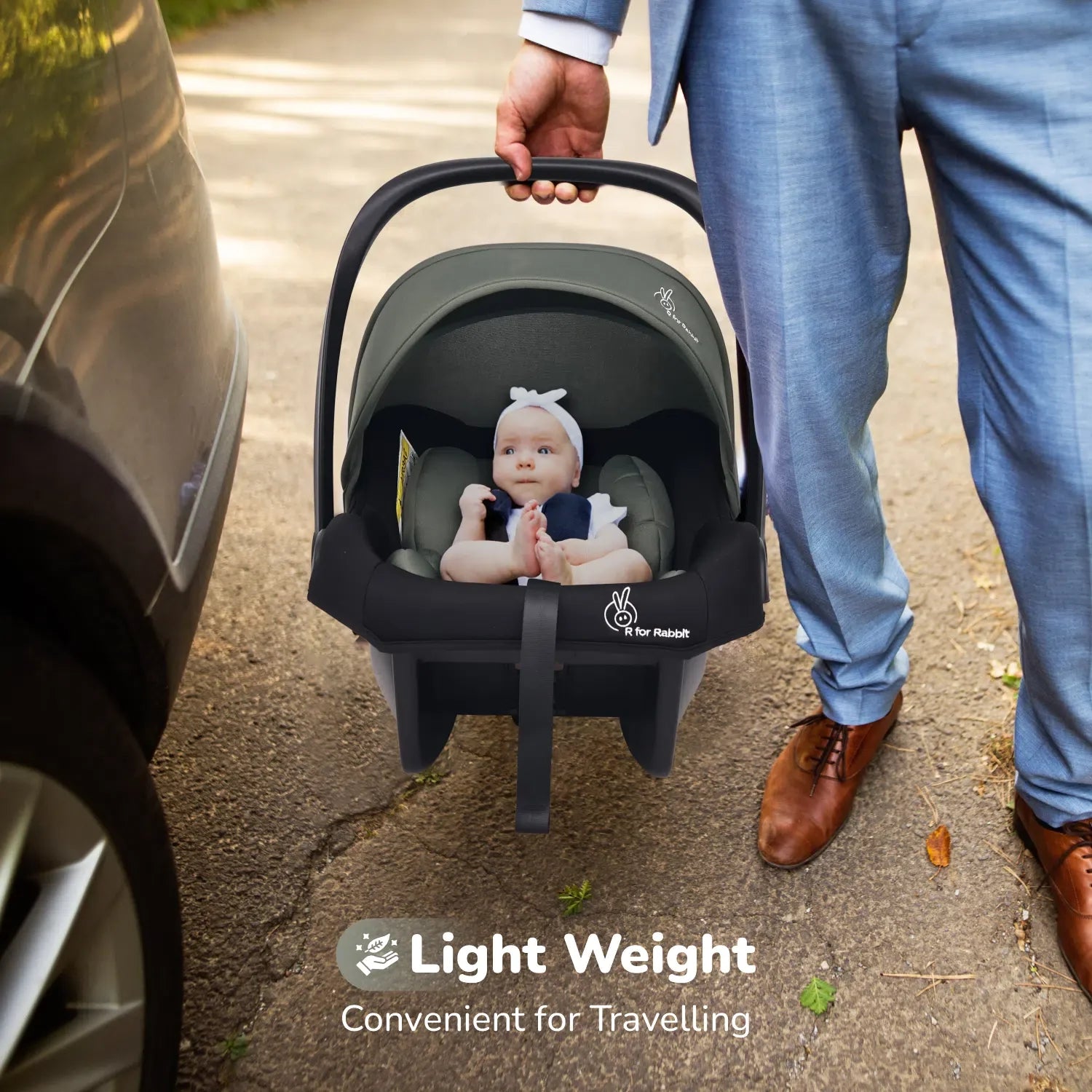 R for Rabbit Picaboo NXG 4 in 1 Multipurpose Baby Carry Cot With 3-Point Safety Harness