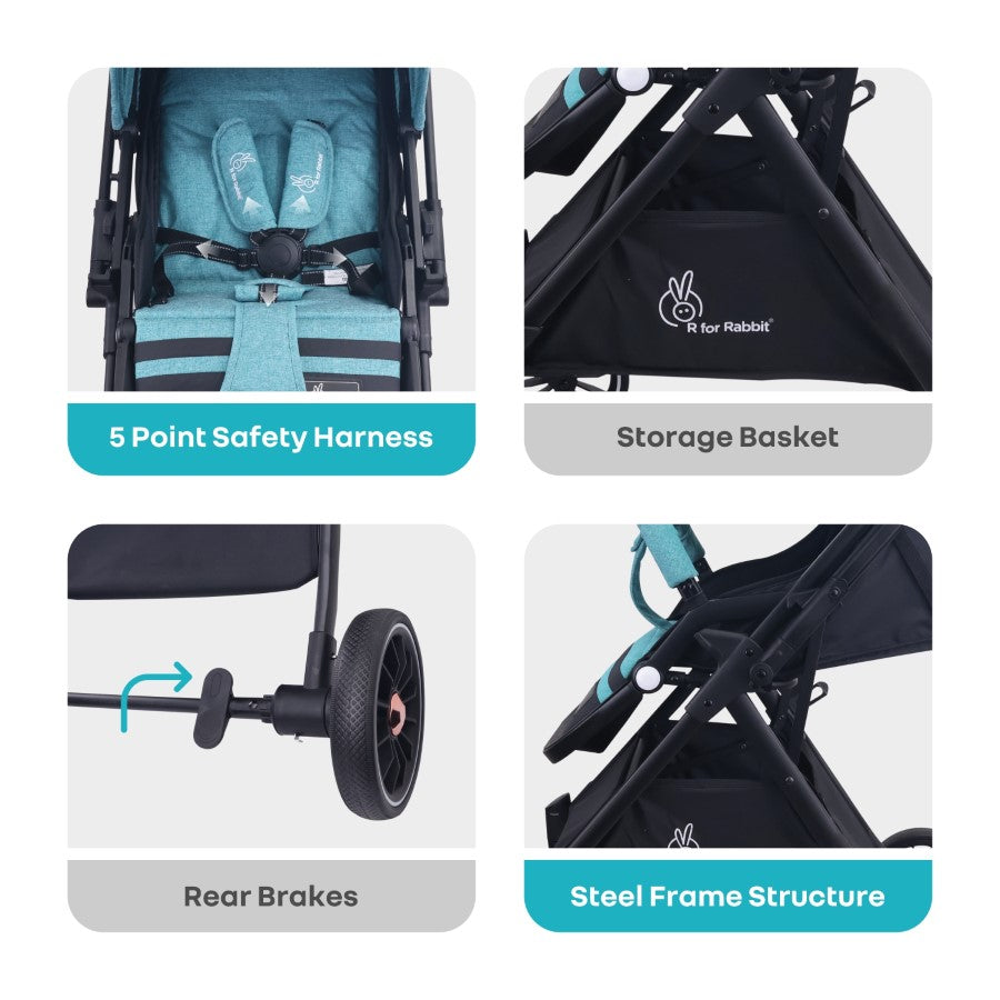 Street Smart Nova Baby Stroller With Personalized Name Plate