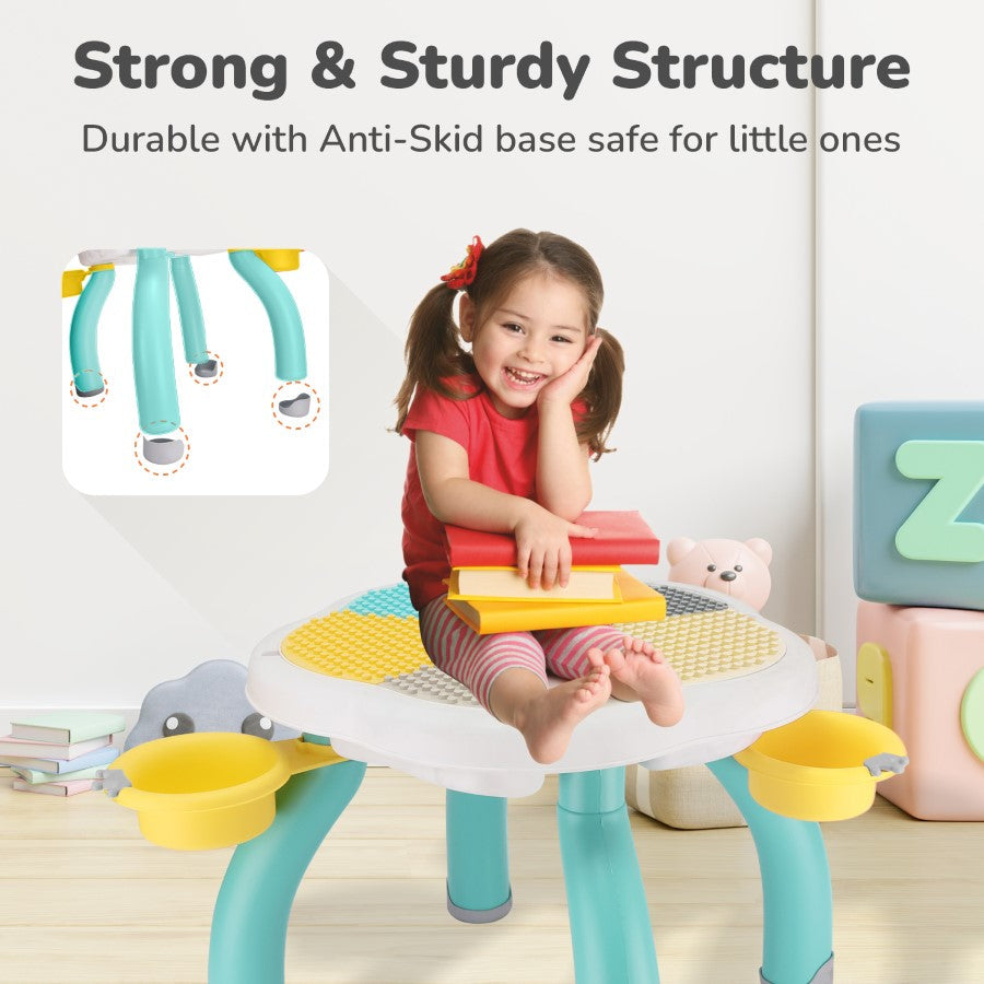 R for Rabbit Little Genius Regal Kids Study Table With Chair