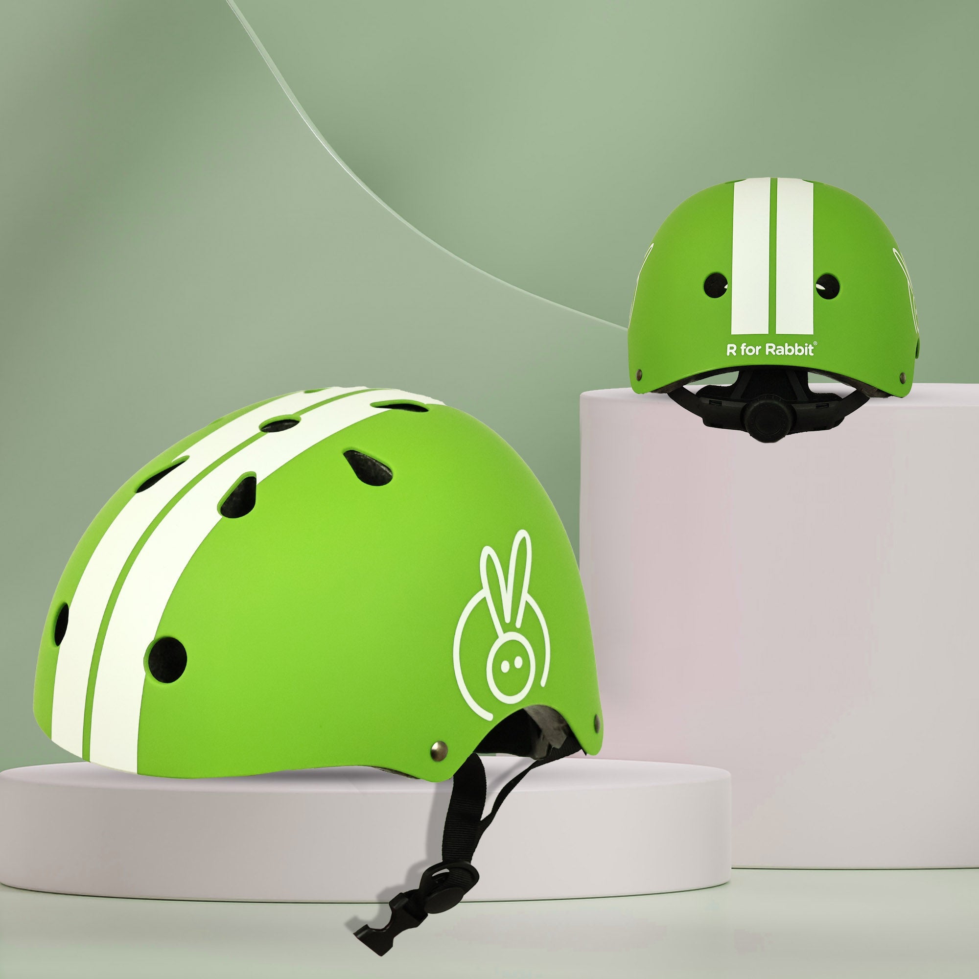 R for Rabbit Safe Play Kids Helmet – Lightweight, Adjustable & Certified Safety Gear with ABS & EPS foam core (3–7 Years)