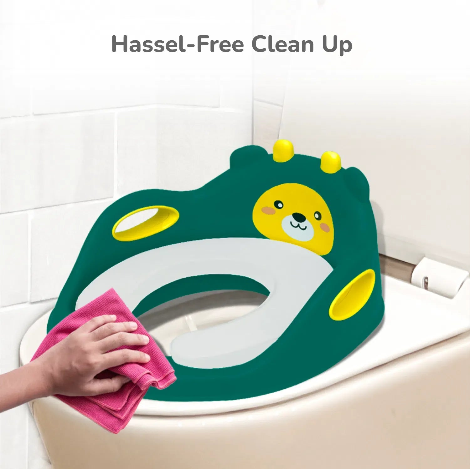R for Rabbit Minimo Teddy Toilet Seats Happy and Comfy Potty Training Seat for Baby