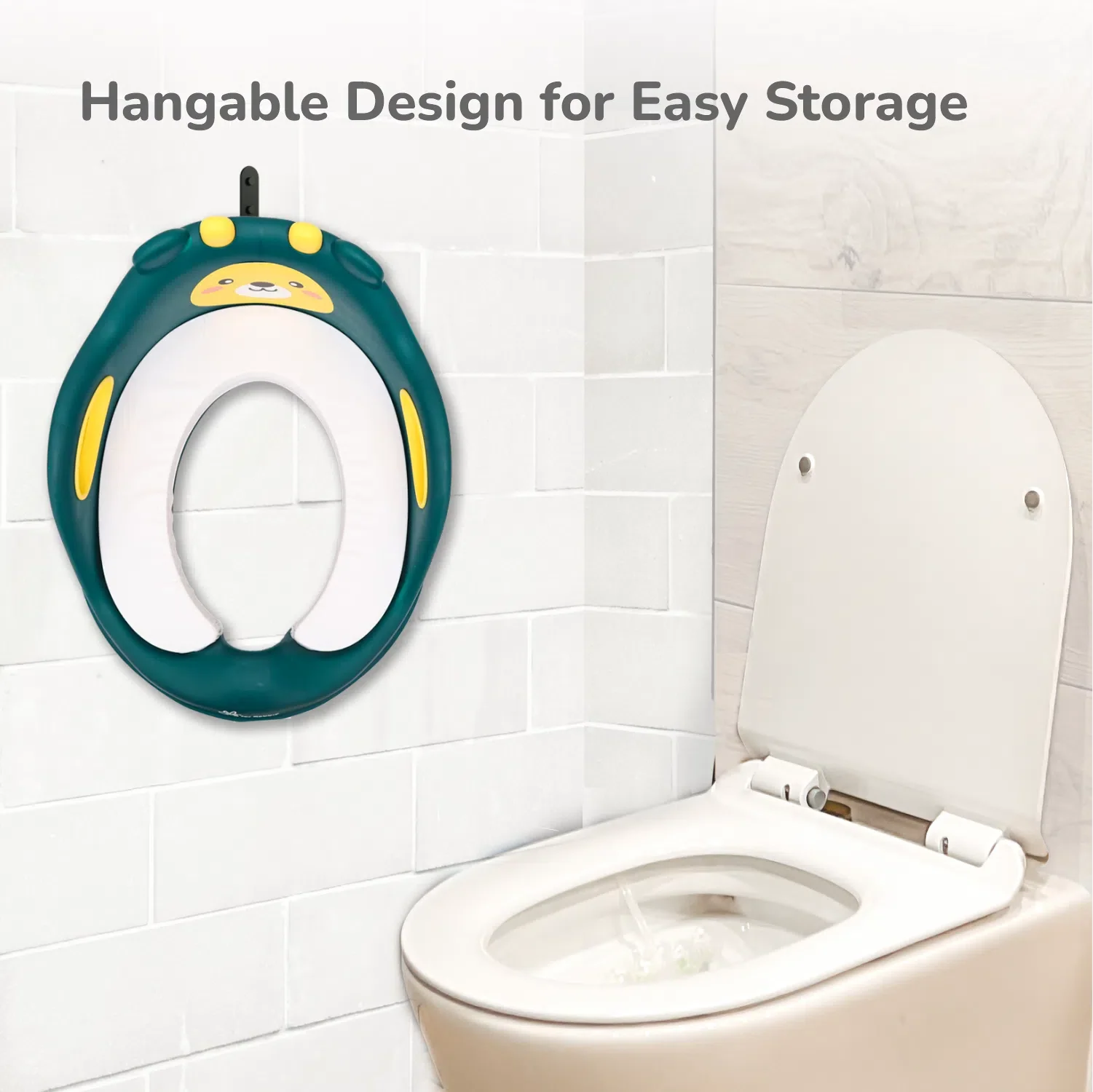 R for Rabbit Minimo Teddy Toilet Seats Happy and Comfy Potty Training Seat for Baby