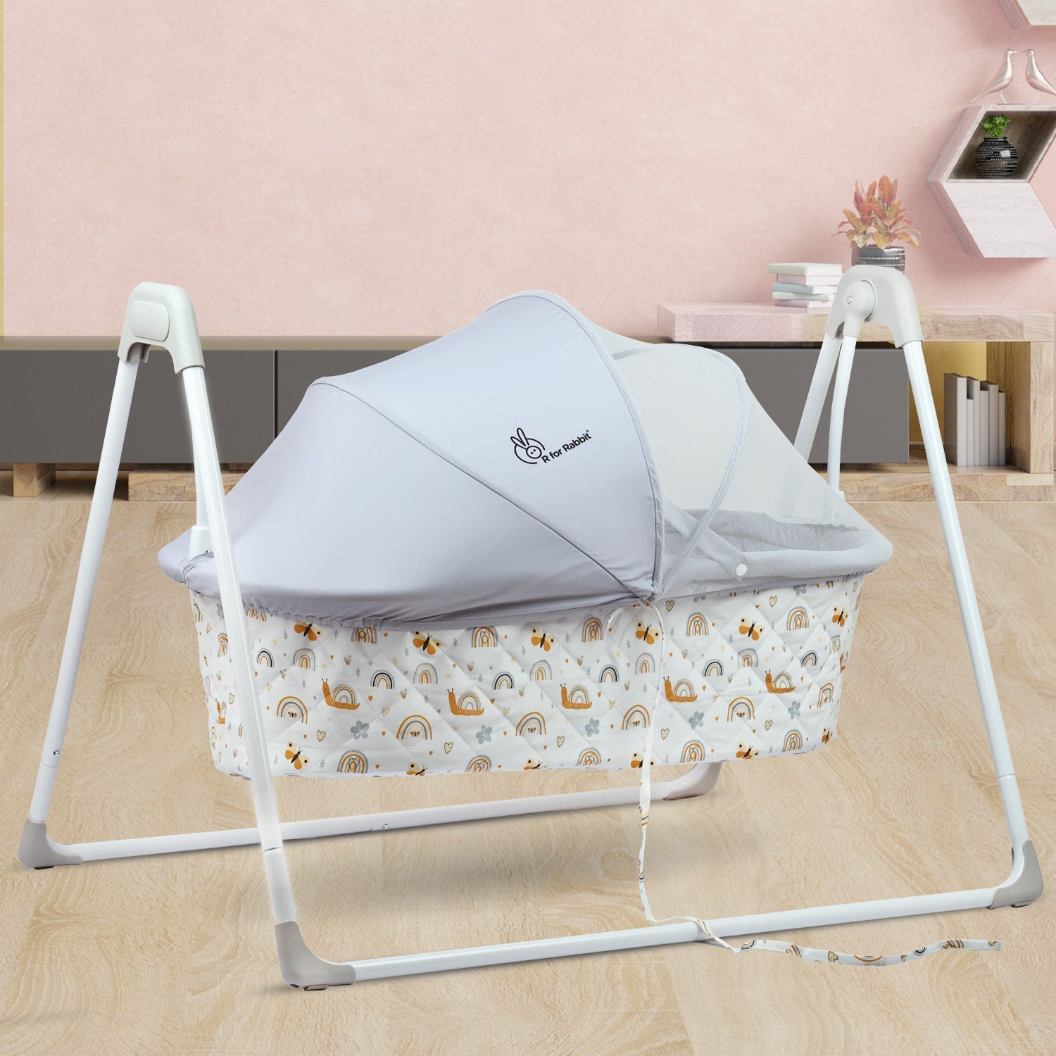 R for Rabbit Lullabies Manual Baby Cradle Safe & Comfortable Baby Bed