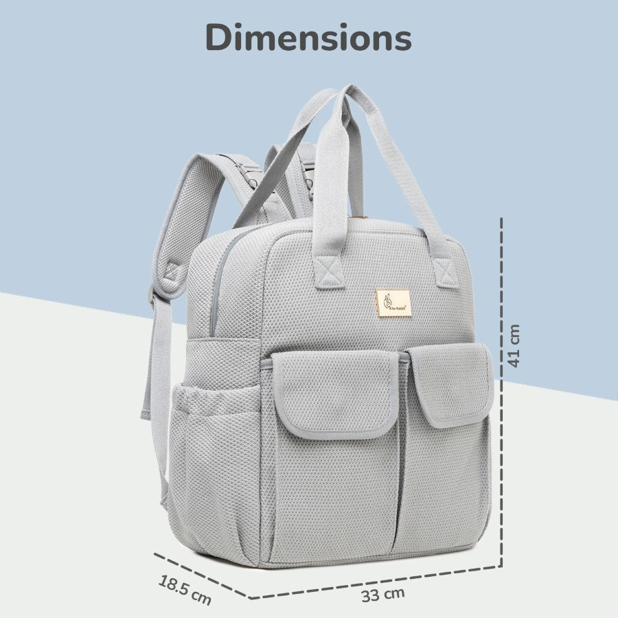 R for Rabbit Caramello Breezy Premium Material Diaper Bag For New Moms