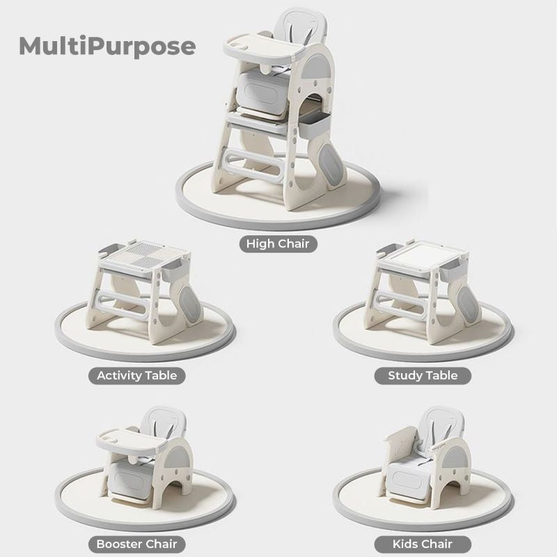 R for Rabbit Grow N Play Multi-Functional Smart Convertible High Chair for Kids