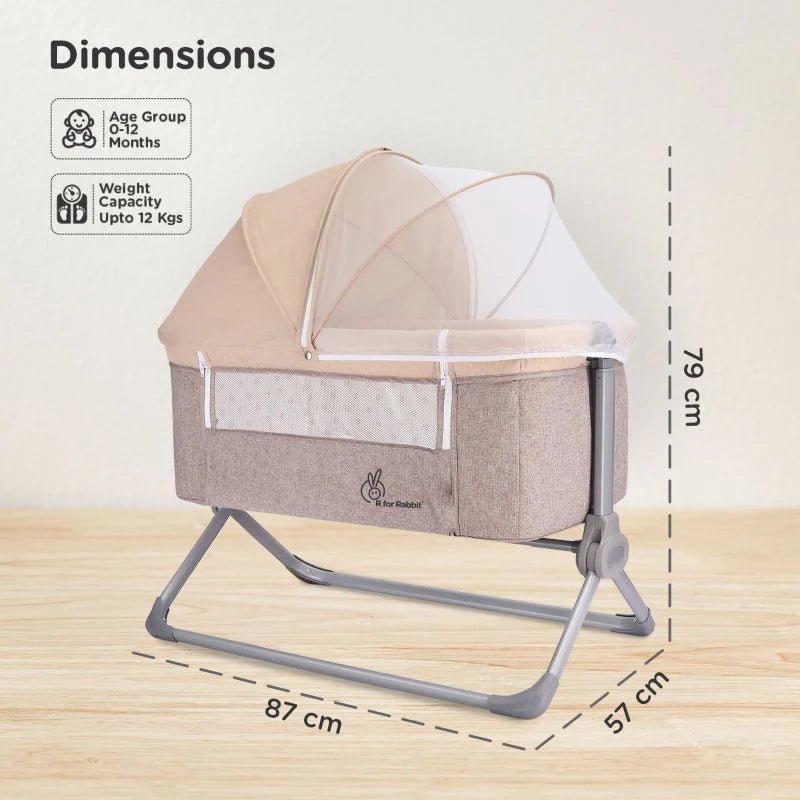 R for Rabbit Hop A Little baby cot