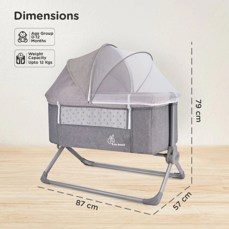R for Rabbit Hop A Little baby cot