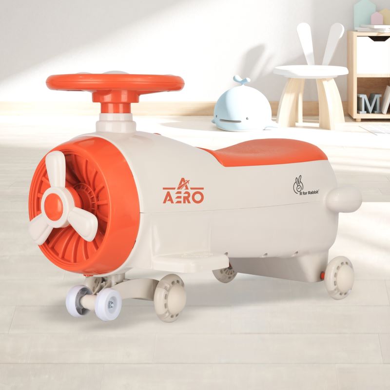 R for Rabbit Iya Iya Aero Swing Car for kids 2 in 1 Ride On With ABEC 7 Bearing