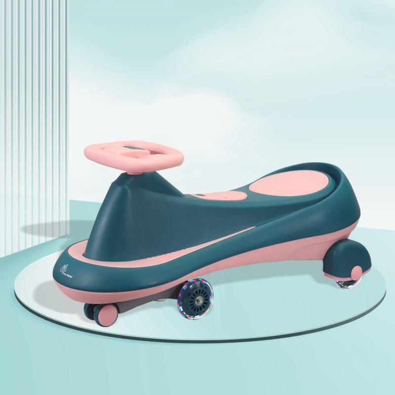 R for Rabbit Iya Iya Drift Swing Car - Inbuilt Music, Scratch Free PU Led Wheels, Up to 125 Kgs Capacity