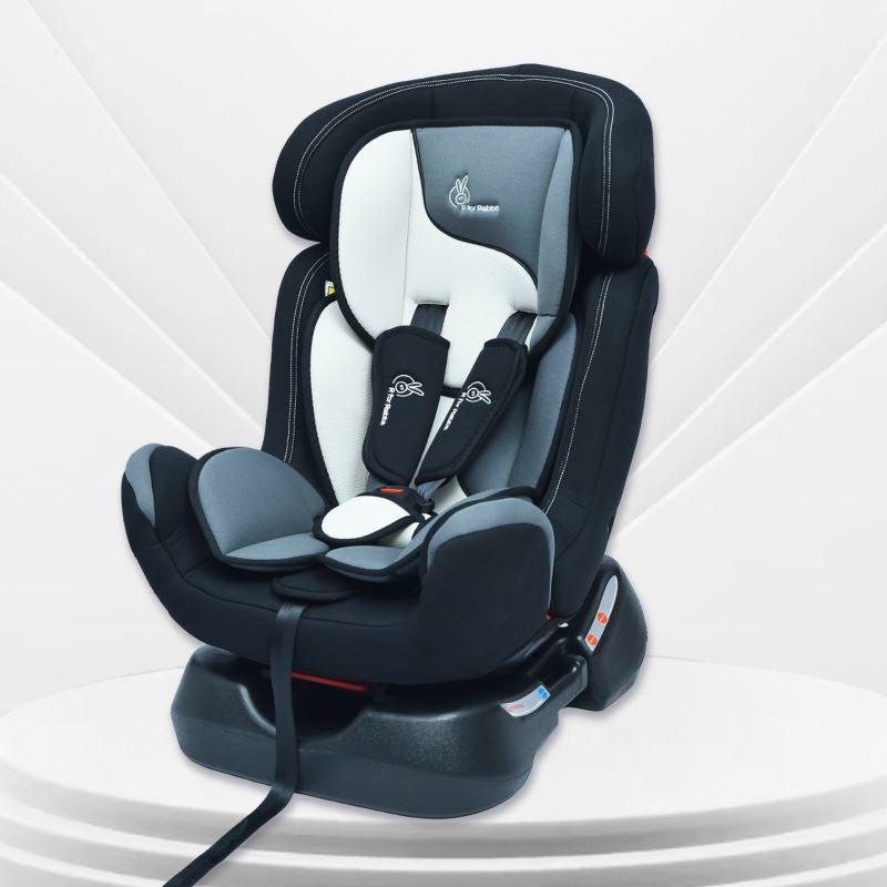 R for Rabbit Jack N Jill Grand Baby Car Seat for 0 to 7 Years, 3 Position Recline, 5-Point Safety Harness, Washable Seat Cushion, Certified Safety