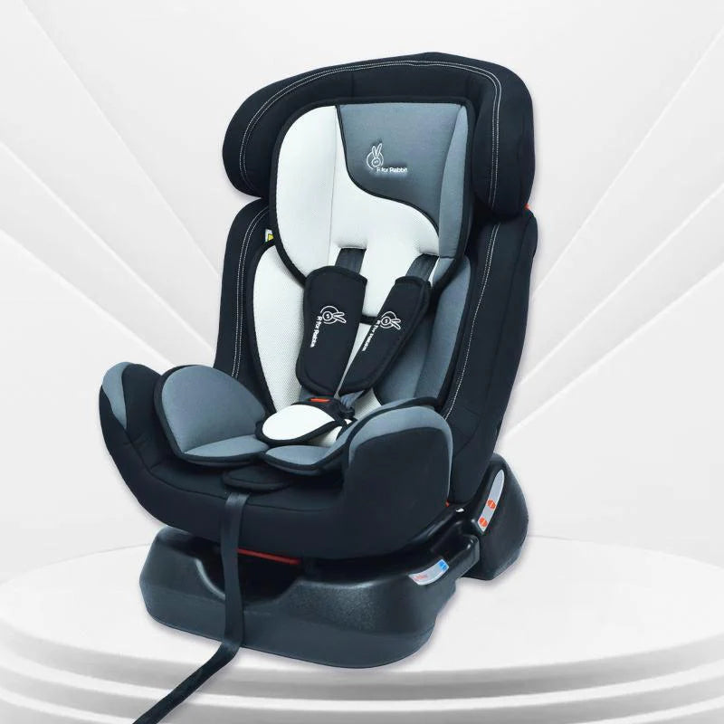R for Rabbit Jack N Jill Grand Baby Car Seat for 0 to 7 Years, 3 Position Recline, 5-Point Safety Harness, Washable Seat Cushion, Certified Safety
