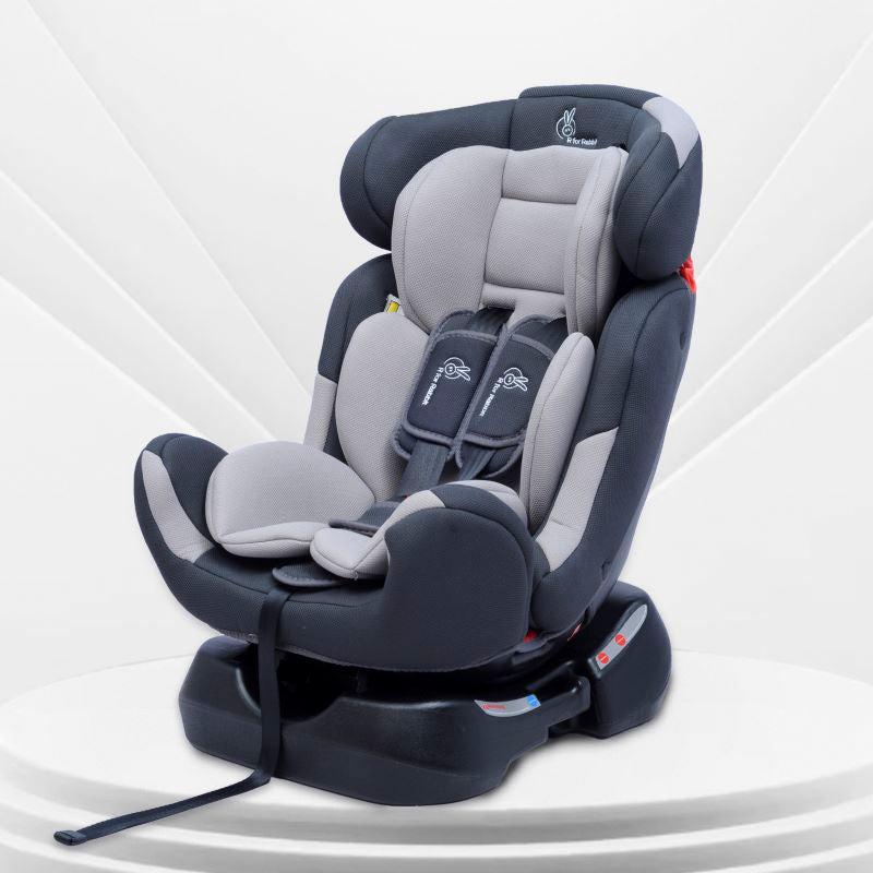 R for Rabbit Jack N Jill Grand Baby Car Seat for 0 to 7 Years, 3 Position Recline, 5-Point Safety Harness, Washable Seat Cushion, Certified Safety