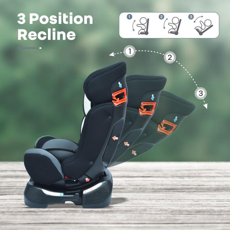 R for Rabbit Jack N Jill Grand Baby Car Seat for 0 to 7 Years, 3 Position Recline, 5-Point Safety Harness, Washable Seat Cushion, Certified Safety