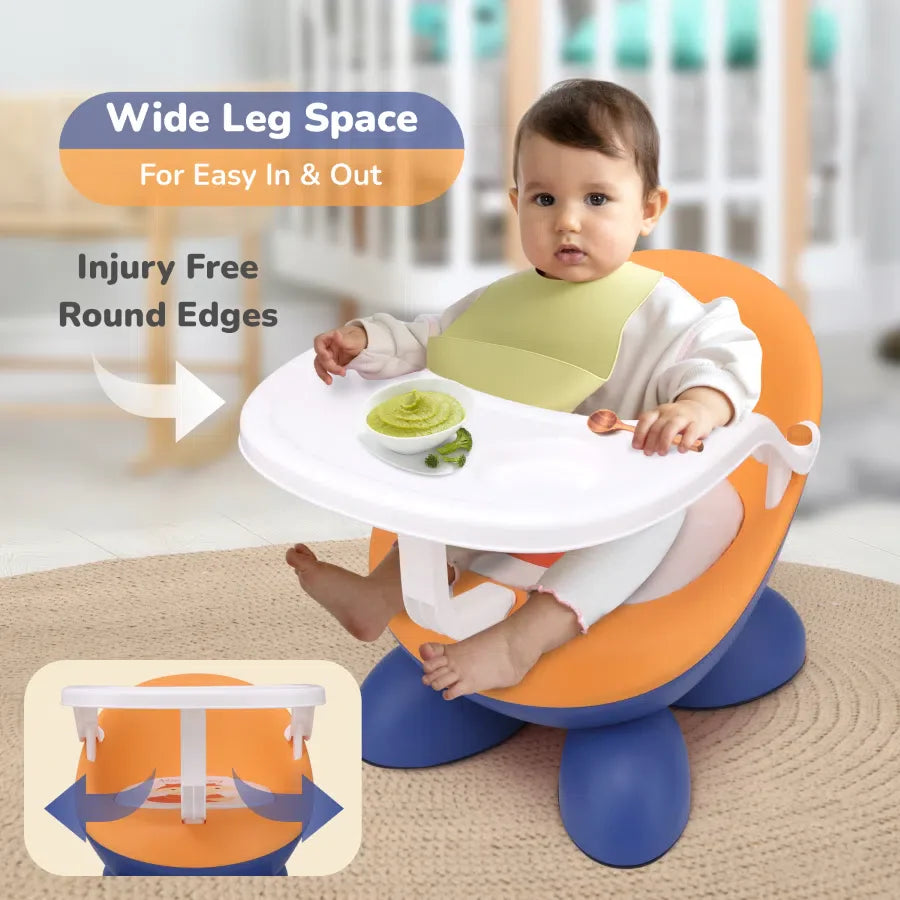 R for Rabbit Jelly Bean Fab 2 in 1 Multipurpose Kids Chair and Meal Chair