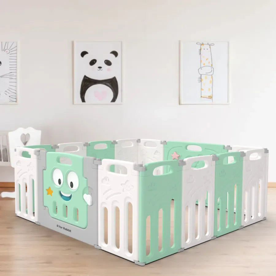 R for Rabbit Joyland Playard For Kids 14-Panel Playard, Babies' Play Area, Indoor Setup