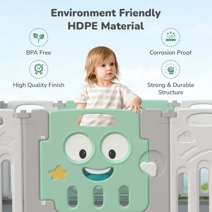 R for Rabbit Joyland Playard For Kids 14-Panel Playard, Babies' Play Area, Indoor Setup