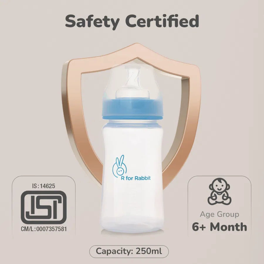 R for Rabbit First feed 250 ml PP Feeding Bottle