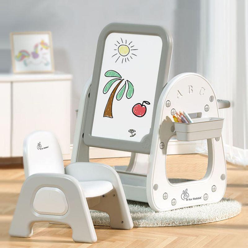 R for Rabbit Little Genius Picasso – Multifunctional Kids Study Table Chair Set