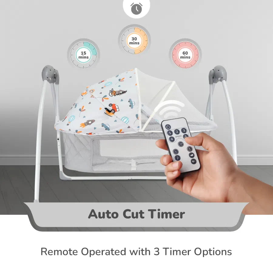 Lullabies Plus Auto Swing Baby Cradle