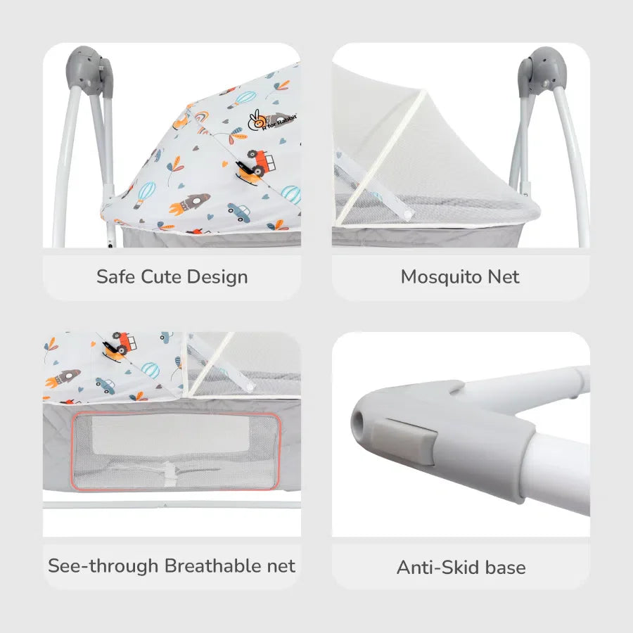 Lullabies Plus Auto Swing Baby Cradle