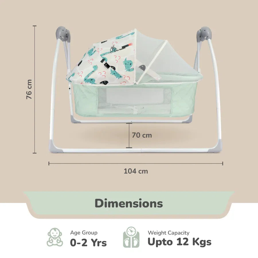 Lullabies Plus Auto Swing Baby Cradle