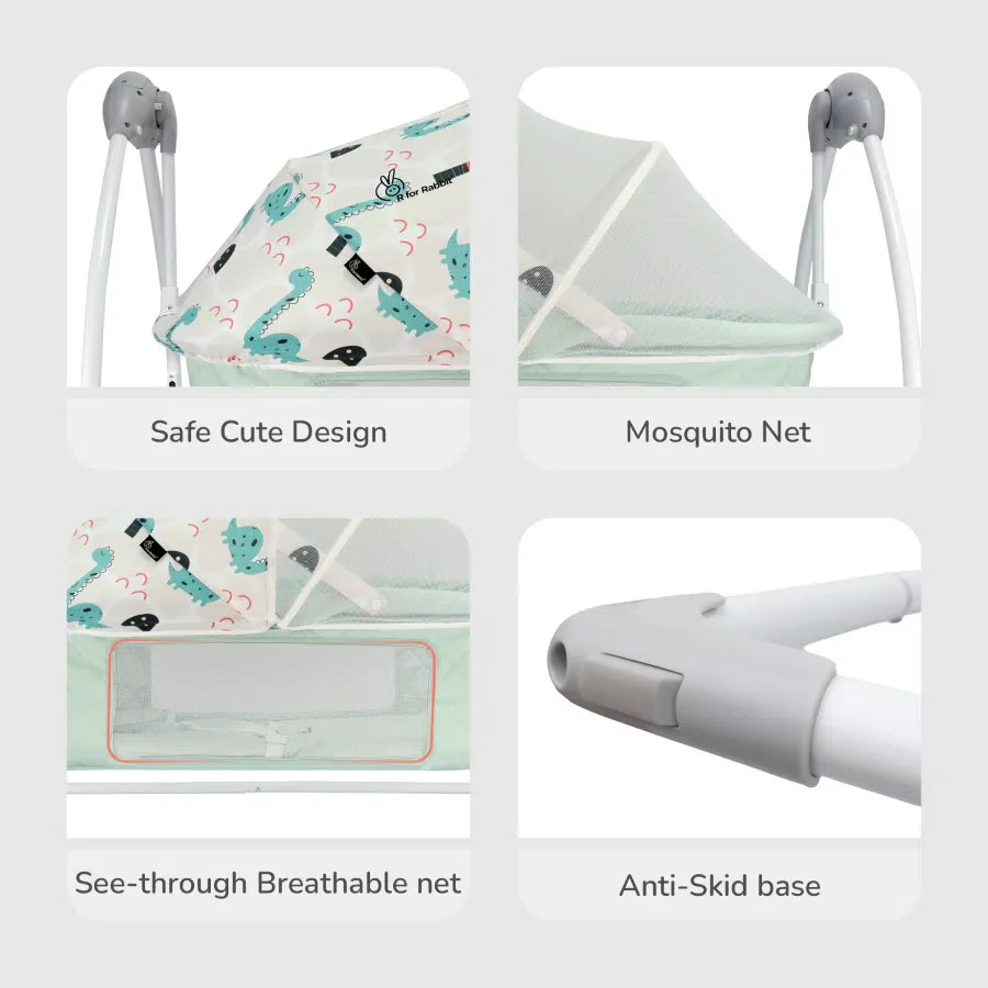 Lullabies Plus Auto Swing Baby Cradle