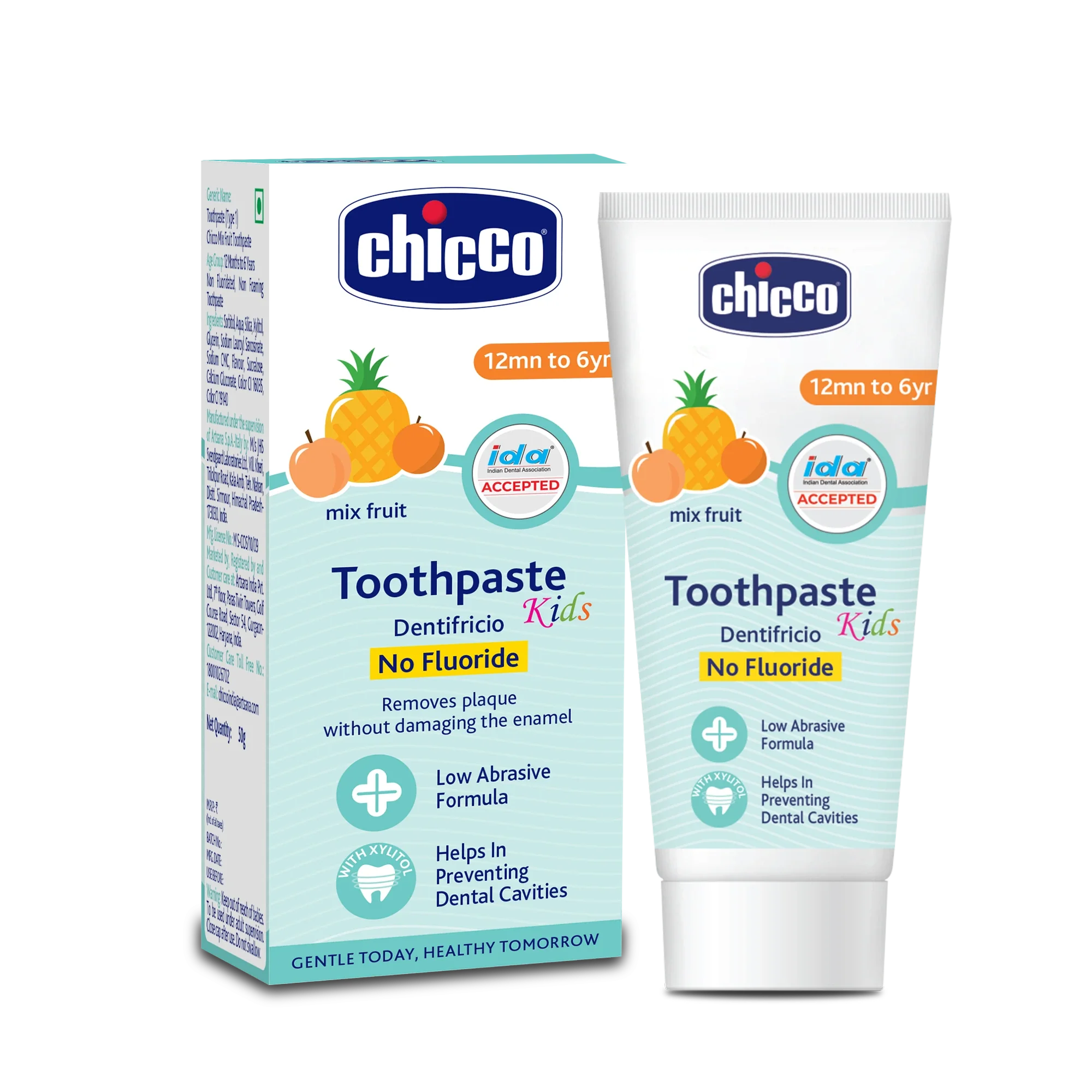chicco Mixed Fruit Toothpaste 12M to 6Y 50g