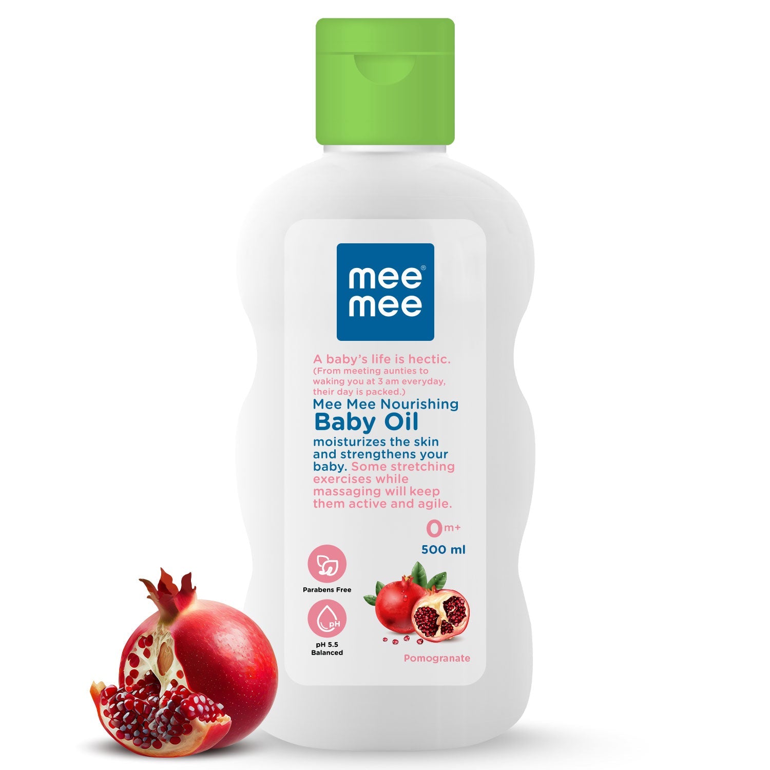 3 in 1 Baby Oil with Goodness of Sunflower, Coconut and Olive Oils for Soft and Smooth Skin of Baby(500ml)