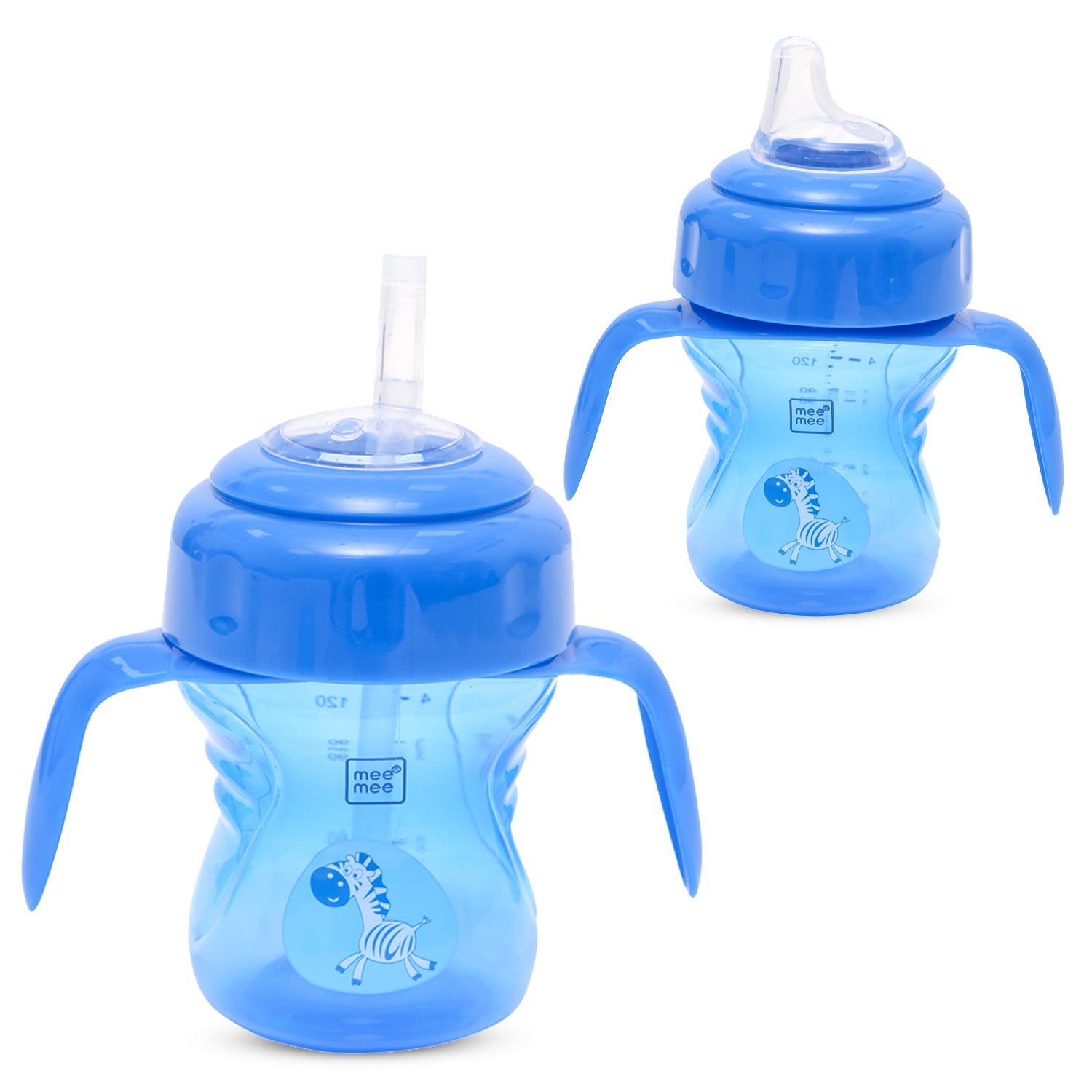 2-in-1 Spout & Straw Sipper Cup (Blue)-150 ml