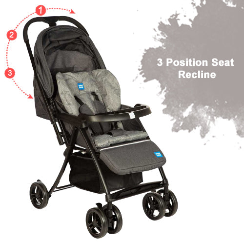 Mee Mee Easy to Push Baby Pram with Quick One-Hand Folding